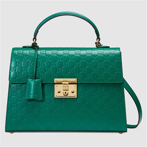 gucci garden bag|Gucci handbags in green leather.